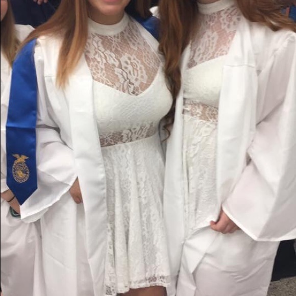 LACE WHITE DRESS - Picture 4 of 4